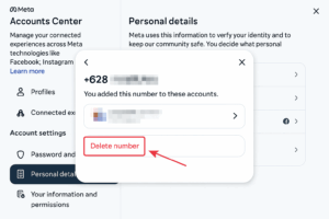 Remove a Phone Number from Facebook Account